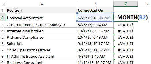 convert dates formatted as text in Excel